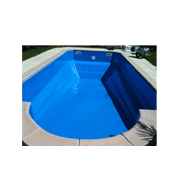 Piscine Peinte avec Epoxy Quality Pool RAL 5012