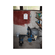 Installation local technique équipé d'un Justsalt Pool Technologie v05